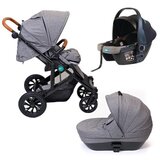 Puerri trio sistem diamond, dark grey Cene