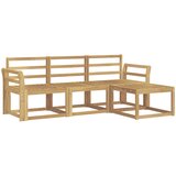  Set vanjskih sofa 4 pcs Bijela 194 x 122,5 x 73 cm | shoptok.hr