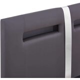  Za krevet od umjetne kože s LED svjetlom sivi 90 x 200 cm | shoptok.hr
