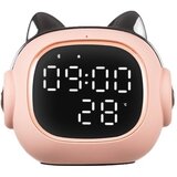 Venisymlis Smešne Mačje Digitalne Budilke Z Bluetooth Govorom - Roza, (22060516) Cene