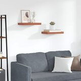  Polica na zidu 2 pcs Crvena 40 x 23,5 x 4 cm Konstruirano drvo | shoptok.hr