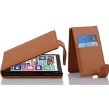 Cadorabo Ohišje, združljivo z Nokia Lumia 929 / 930 v sedlo rjave barve - Zaščitni ovitek v obliki flipa iz teksturiranega umetnega usnja, (20563868) | Shoptok.si