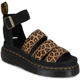 Dr. Martens Clarissa II Quad Sandal Mini Leopard Crna | shoptok.hr