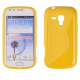  S silikonski ovitek Samsung Galaxy S Duos S7562, Trend S7560, Trend Plus rumen Cene