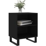  Noćni ormarići 2 kom crni 40 x 30 x 50 cm konstruirano drvo | shoptok.hr
