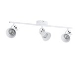 Eglo Seras 1 spot/3, led, gu10, 3x3,3w, 3x240lm, bela Cene