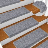  Prostirke za stepenice 15 kom 65x21x4 cm svijetlo sive pravokutne rubove Cijene