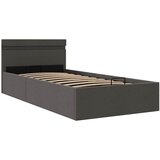  Hidraulični okvir za krevet od tkanine LED tamnosivi 100x200 cm | shoptok.hr