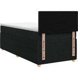 Boxspring krevet s madracem Crna 100 x 200 cm Tkanina | shoptok.hr