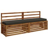  Jastučić za klupu SOEST 100% poliester Antracit 170 x 40 x 8 cm Slike