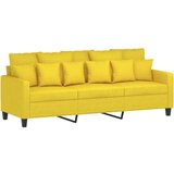  4-dijelni set sofa s jastucima svjetložuti od tkanine | shoptok.hr