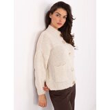 Italy Moda Sweater-MI-SW-WM218.02-light beige | Shoptok.si