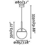 Faro 28375 - Luster na sajli MINE 1xE27/40W/230V | Eponuda.com