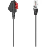 dsl priključni kabel [1x moški konektor tae-f - 1x RJ45 vtič 8p2c] 6 m črna, (20411227)