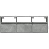  Zidni TV ormarić s LED svjetlima boja betona 130 x 31 x 45 cm | Eponuda.ba