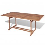  Vrtni stol 180 x 90 x 75 cm masivna tikovina Cijene