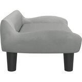 Krevet za pse svjetlosivi 70 x 40 x 24 cm baršunasti | Eponuda.com