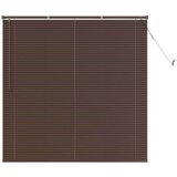  Venecijanska roleta Tamno smeđa s uzorkom 150 x 130 cm PVC - Tamno smeđa 130 x 150 cm | shoptok.hr