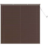 Venecijanska žaluzija Temno rjava z vzorcem 150 x 130 cm PVC, (5000178249) | Shoptok.si