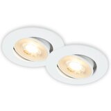 BRILO led vgradne luči besi bele ø 8 cm komplet 2 kosov | Shoptok.si