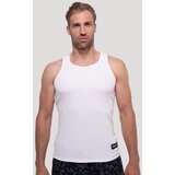 GymBeam Bijela rebrasta majica Persistence M | Eponuda.ba