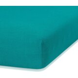 AmeliaHome Tamnozelena plahta s gumicom s visokim udjelom pamuka Ruby, 120/140 x 200 cm Cijene
