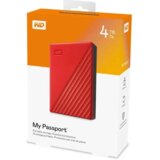 Western Digital HDD EXT 2.5" My Passport USB 3.2 4TB Red WDBPKJ0040BRD-WESN | Eponuda.com