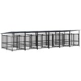  kavez za pse s krovom čelični 11,26 m² | Eponuda.ba