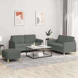  3-dijelni set sofa s jastucima tamnosivi od tkanine | shoptok.hr