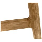 Woodman Proširiv blagovaonski stol s dodatnom pločom u dekoru hrasta 90x180 cm Curved – | shoptok.hr