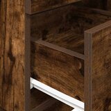vidaXL Noćni ormarići 2 kom s 2 ladice dimljeni hrast 36x36x68 cm | shoptok.hr