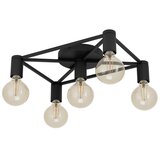 Eglo 43721 - plafonska svetiljka speke 5xE27/40W/230V crna | Eponuda.com