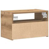 vidaXL Stenska nočna omarica artisan hrast 45x26x28,5 cm | Shoptok.si