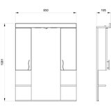 Kerametal klasik KN-85 gornji ormarić sa ogledalom | Eponuda.com