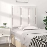  Uzglavlje za krevet bijelo 80 5x4x100 cm od masivne borovine | shoptok.hr