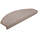 Prostirke za stepenice 15 kom 65x24x4 cm svijetlosmeđe poluokrugle velike | shoptok.hr