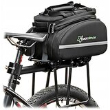 ROCKBROS torba rowerowa na BAGAŻNIK 35 l z ROZKŁADANYMI kieszeniami czarna, (21994332) | Shoptok.si