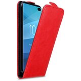 Cadorabo Ohišje, združljivo z Samsung Galaxy S10 PLUS v rdeče jabolko - Zaščitni ovitek v obliki flipa z magnetnim zapiranjem, (20552491) | Shoptok.si