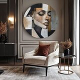  Okrugle slike s akrilnim apstraktnim licem | shoptok.hr
