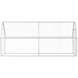  Kavez za kokoši srebrni 400 x 105 x 182 cm od pocinčanog čelika | shoptok.hr