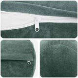  Jastuk s jastukom HEERLEN 2 kom. Morska plava Mikrofibra Flis - Morsko plava Ø 15 x 40 cm 2 | shoptok.hr
