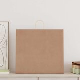 Papirnate vrečke 250 kosov z ročaji rjave barve 54x15x49 cm, (5000160957) | Shoptok.si