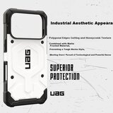 uag maska za mobilni telefon iphone 17 pro max, belo-crna u
