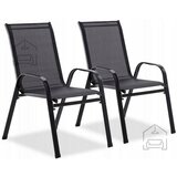 Chomik Vrtni stol, 2 kosa - črn - NEO3685 | Shoptok.si