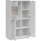 XXXL VITRINA, bela, bela, visoki sijaj | Shoptok.si