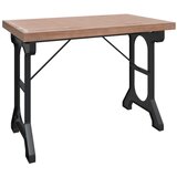 Furnova Jedilna miza 110x65x82 cm trden les jelke in železo, (21946336) | Shoptok.si