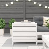  Vrtni tabure bijeli 62 x 63,5 x 53,5 cm od masivne borovine | shoptok.hr