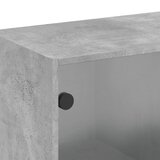  Zidni ormarić sa staklenim vratima boja betona 68x37x68,5 cm | shoptok.hr