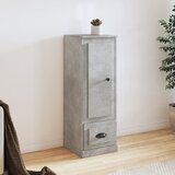 The Living Store Visoka omarica betonsko siva 36x35,5x103,5 cm inženirski les - Visoka Omarica, (21430735) Cene