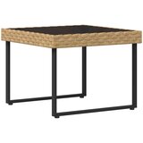  Sjedeća garnitura za vrt 2 pcs Prirodna Poli Rattan Čelik | shoptok.hr